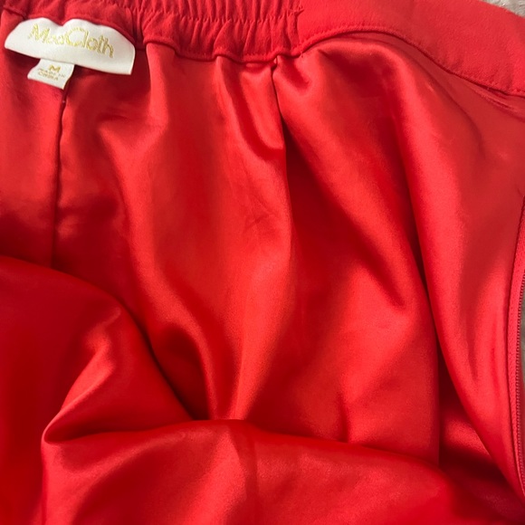 MODCLOTH | Red Midi Circle Skirt - Picture 8 of 10